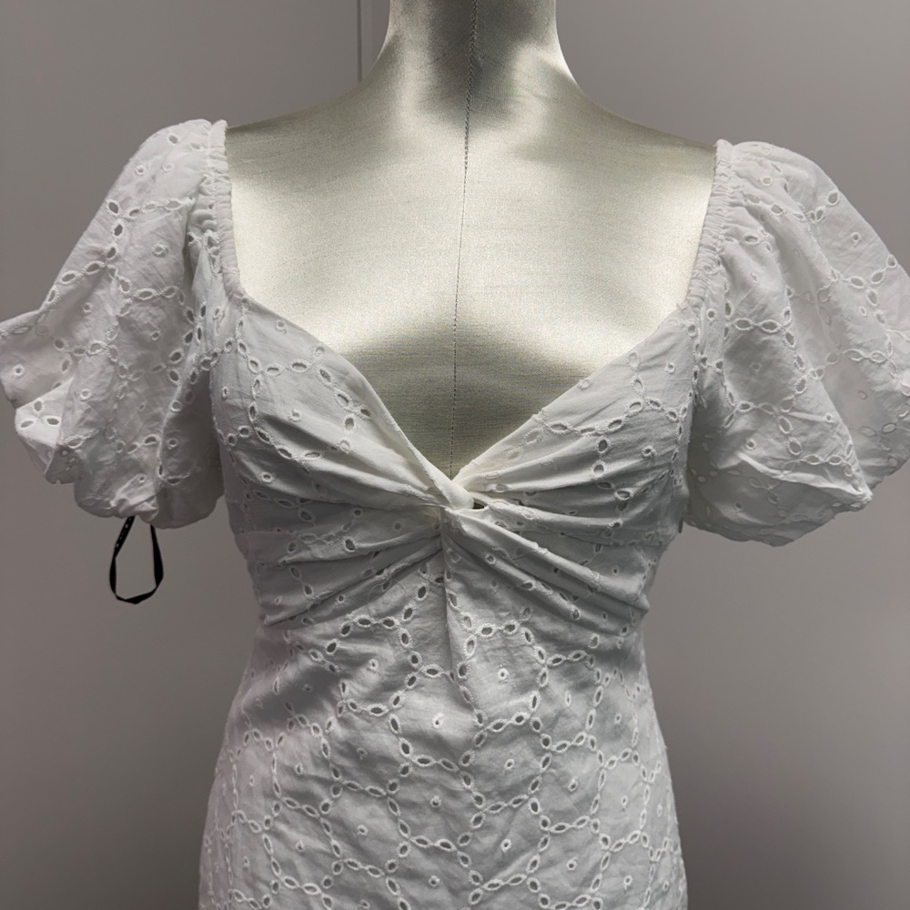 NWT Katie J NYC White Phoebe Dress - Picture 2 of 5